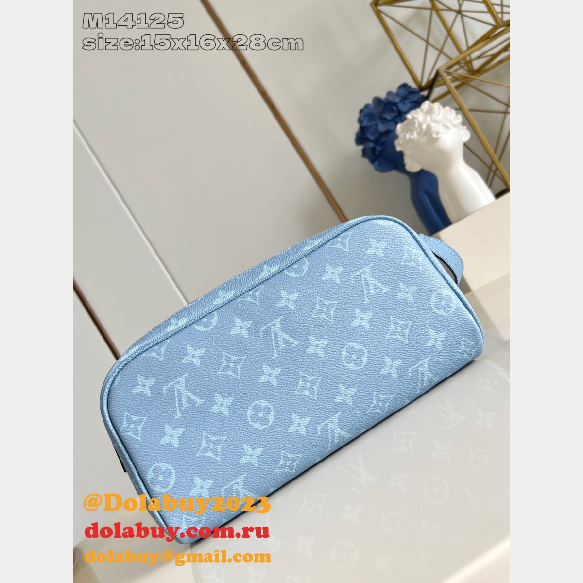 Louis Vuitton Dopp Kit Taigarama M14125 Travel Inspired M14125 Bag