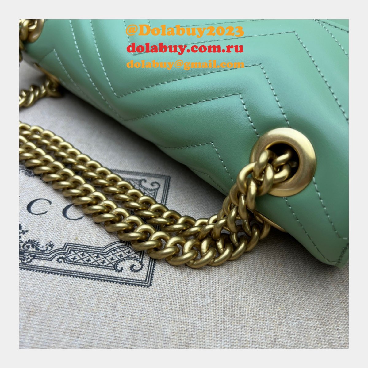 7 star G*u*i aaa replica 443497 gg marmont shoulder bag