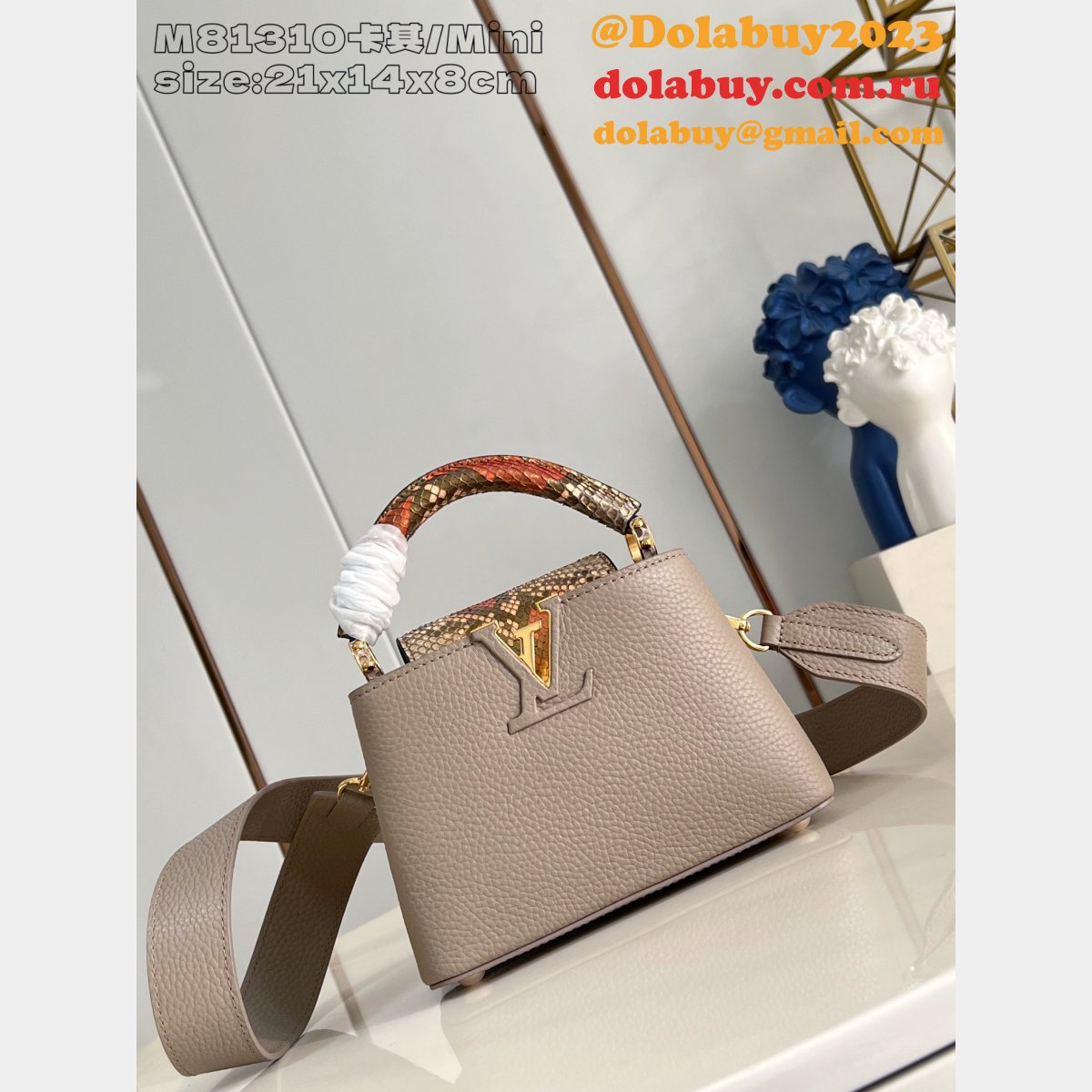 Louis Vuitton Capucines M81310 Designer Replica Bag