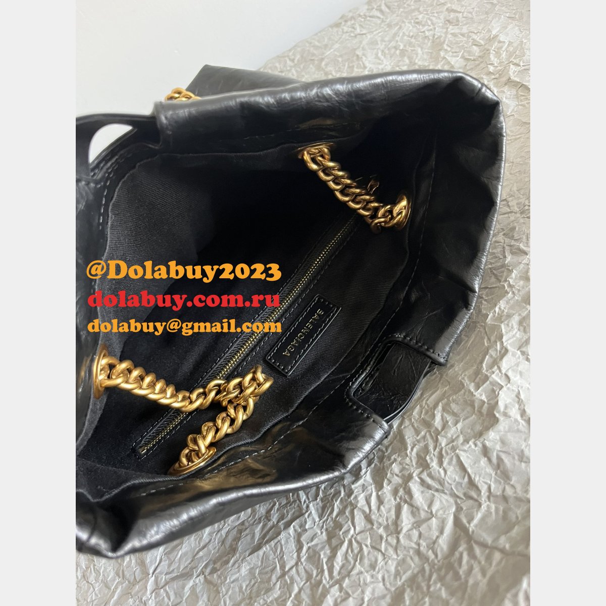 7A Replica Balenciaga #23 Crush Tote