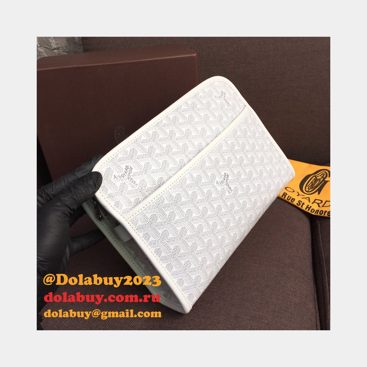 Top Quality Goyard Multi-Color Cosmetic toiletry bag