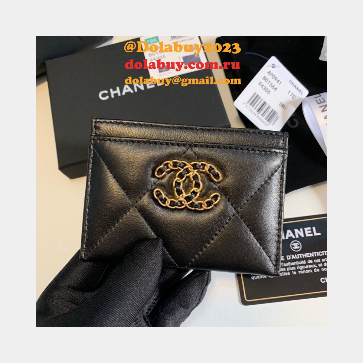 Replica AP0941 Wallets Black Handbags Online