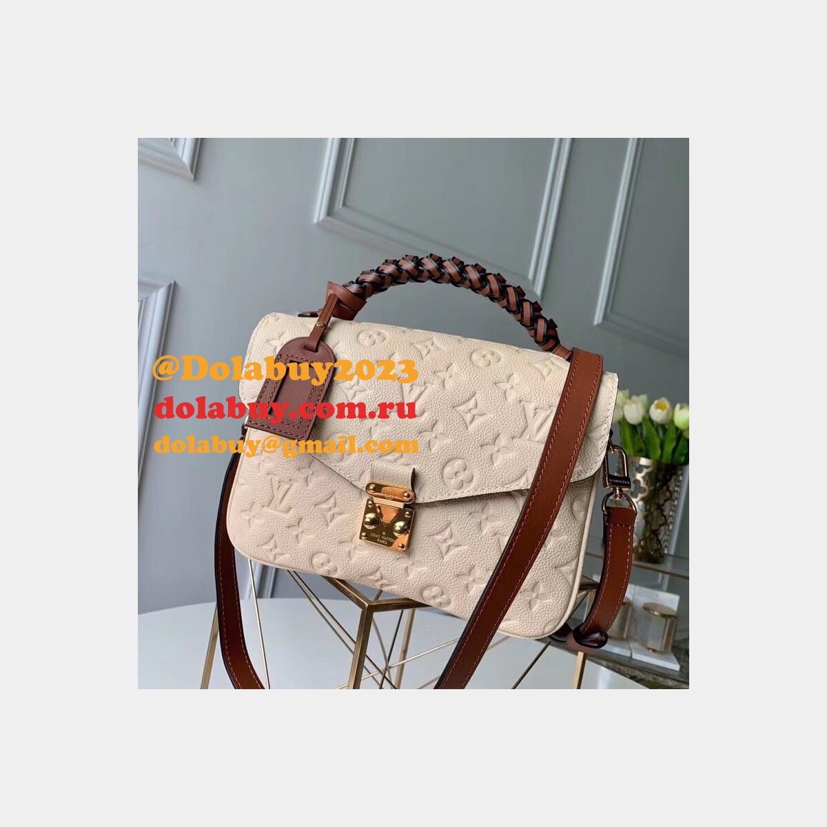 Cheap Louis Vuitton Pochette Metis Tan M53940