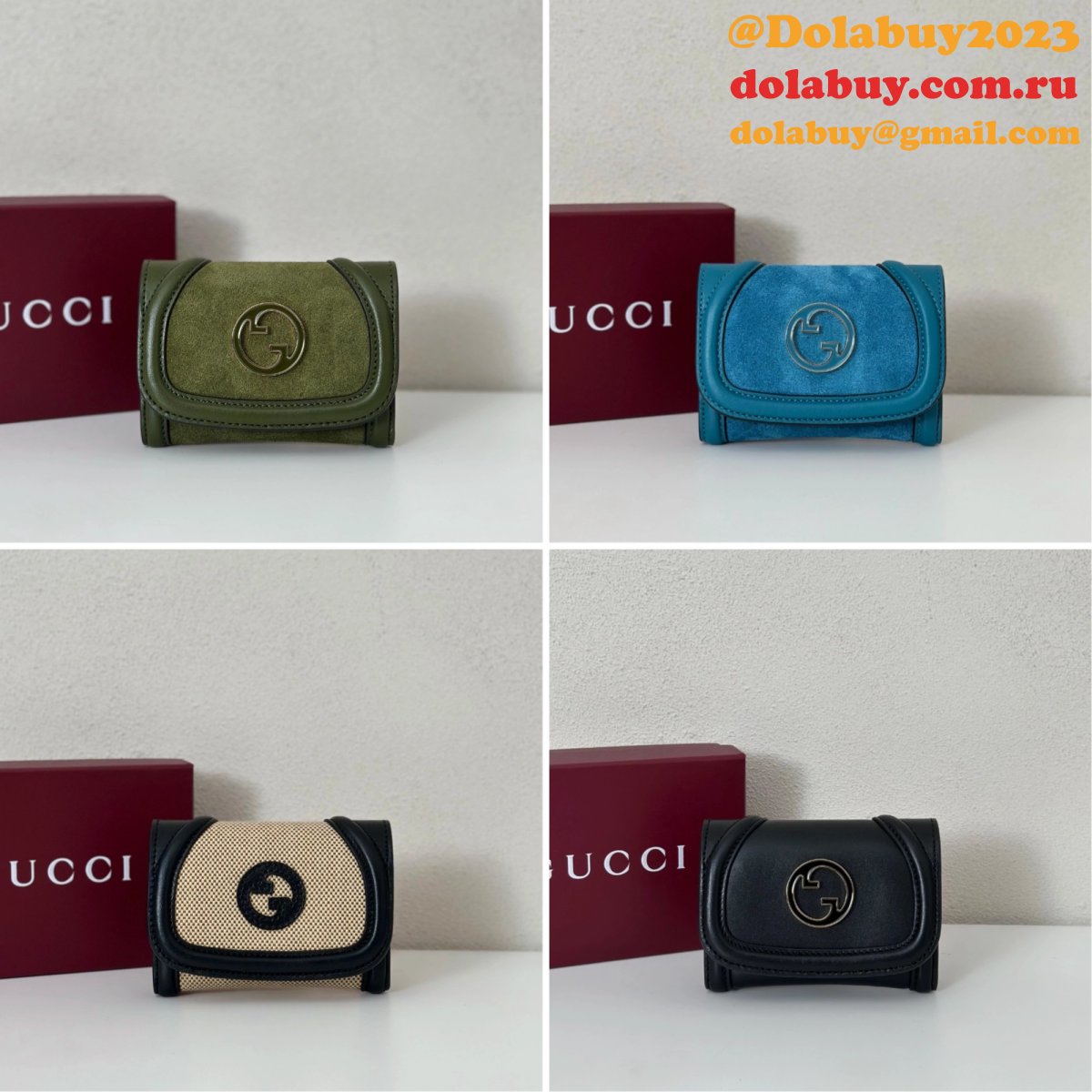 Gucci Knockoff Blondie Card Case Leathergoods 818811 Bag