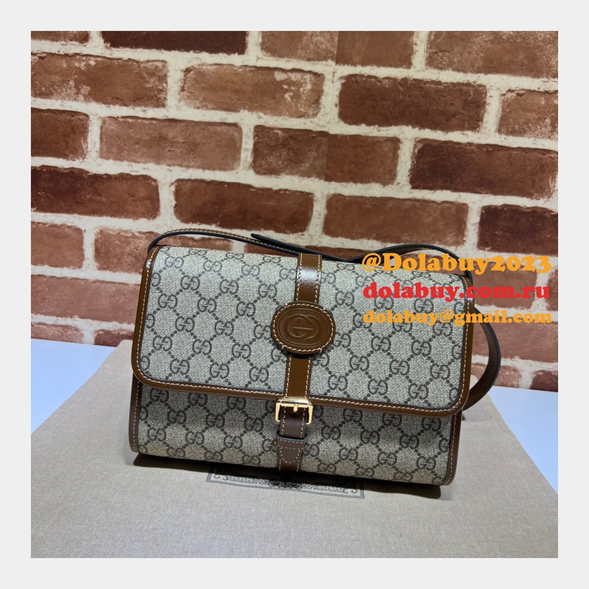 G*u*i 745679 gg messenger fashion interlocking g high replica bag