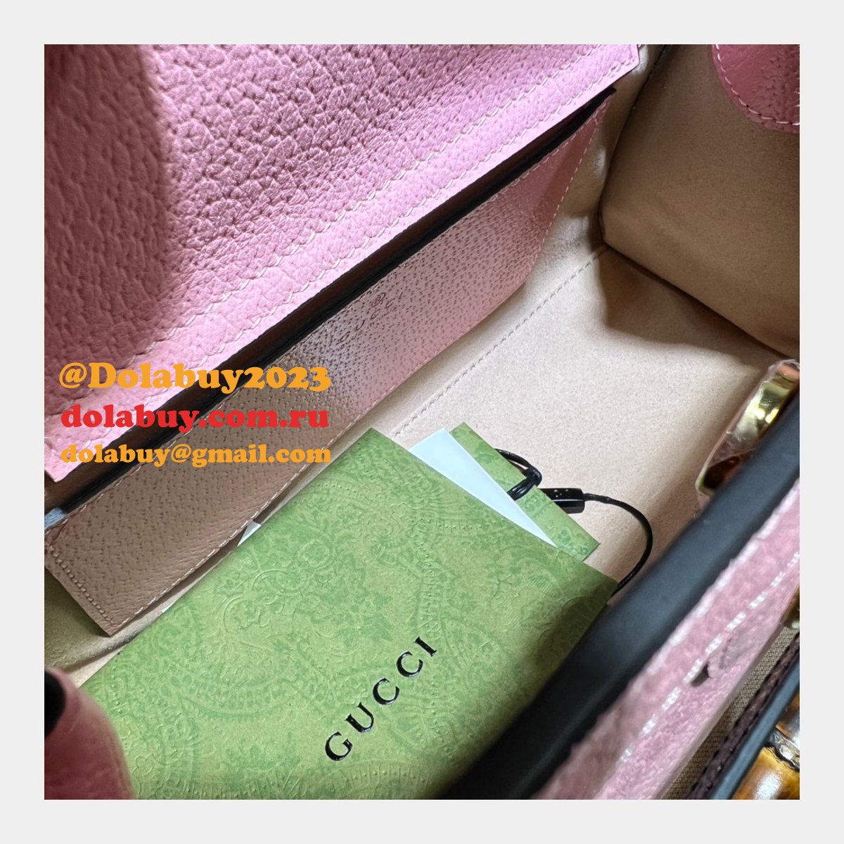 G*u*i diana replica 735153 small shoulder 1:1 mirror bag