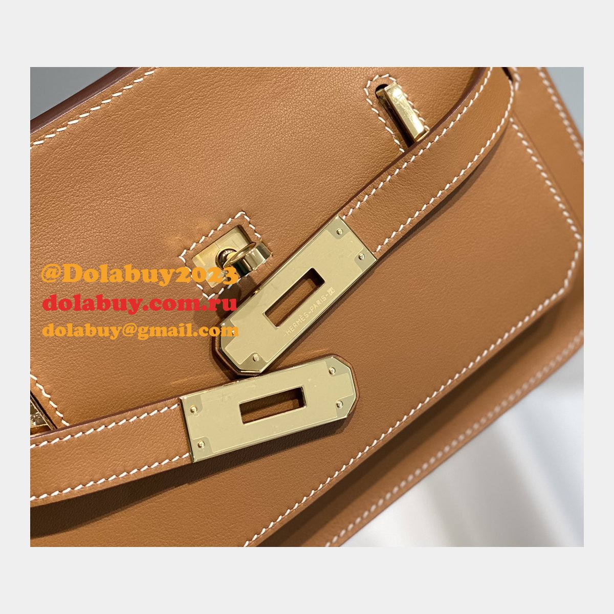 Luxury hermes jypsiere mini calf leather bag