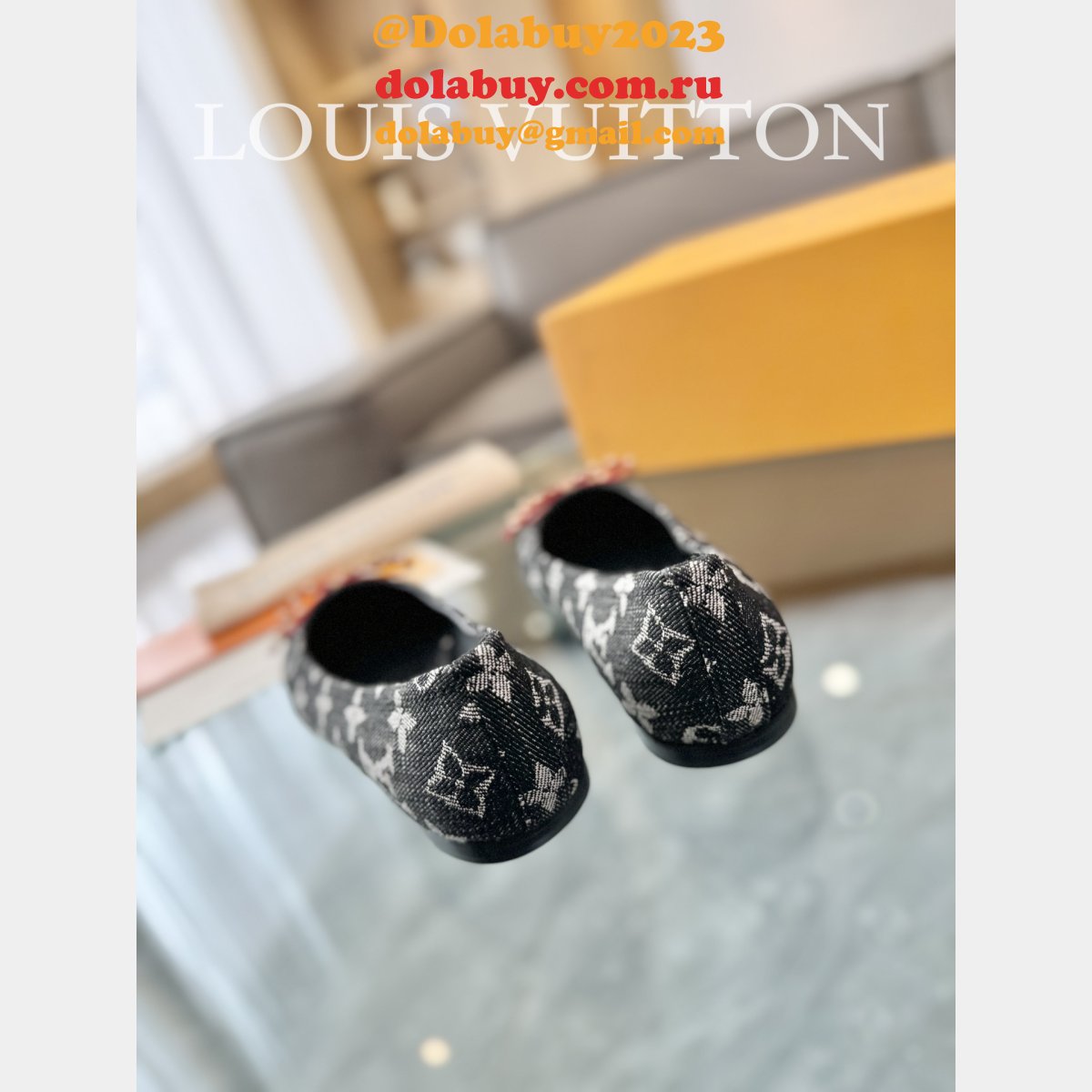 Top Quality LOUIS VUITTON Shake Flat Ballerina