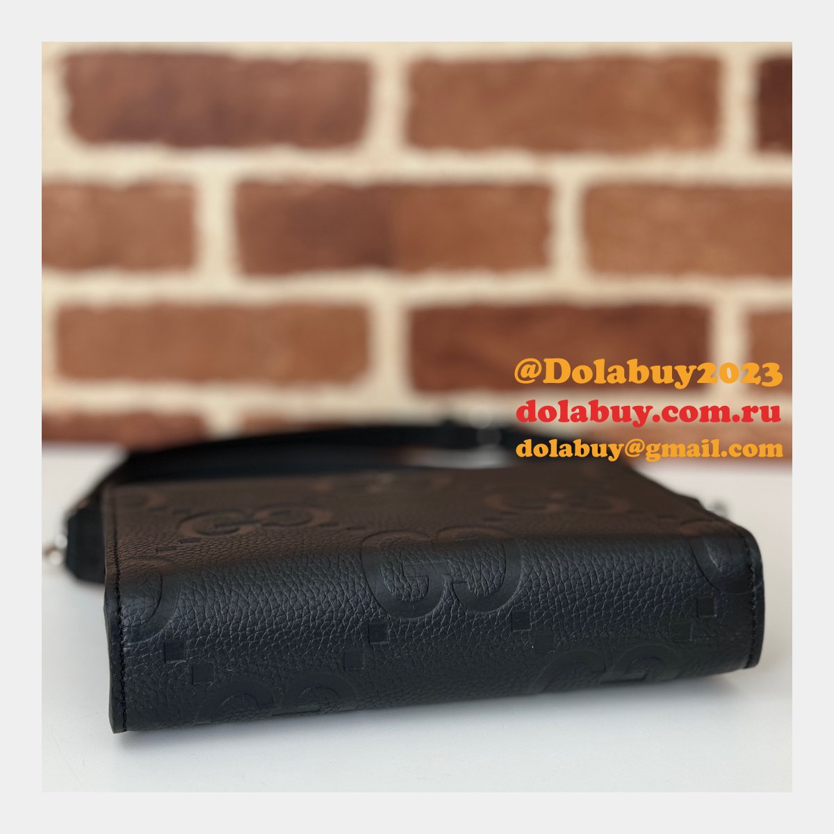 quality G*u*i wholesale 795240 replicas jumbo gg uk black bag