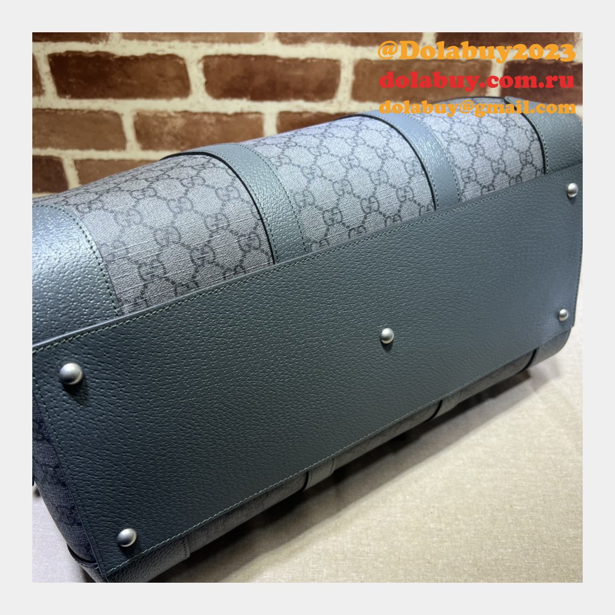 G*u*i 724642 cheap savoy 1:1 mirror duffle replica bag