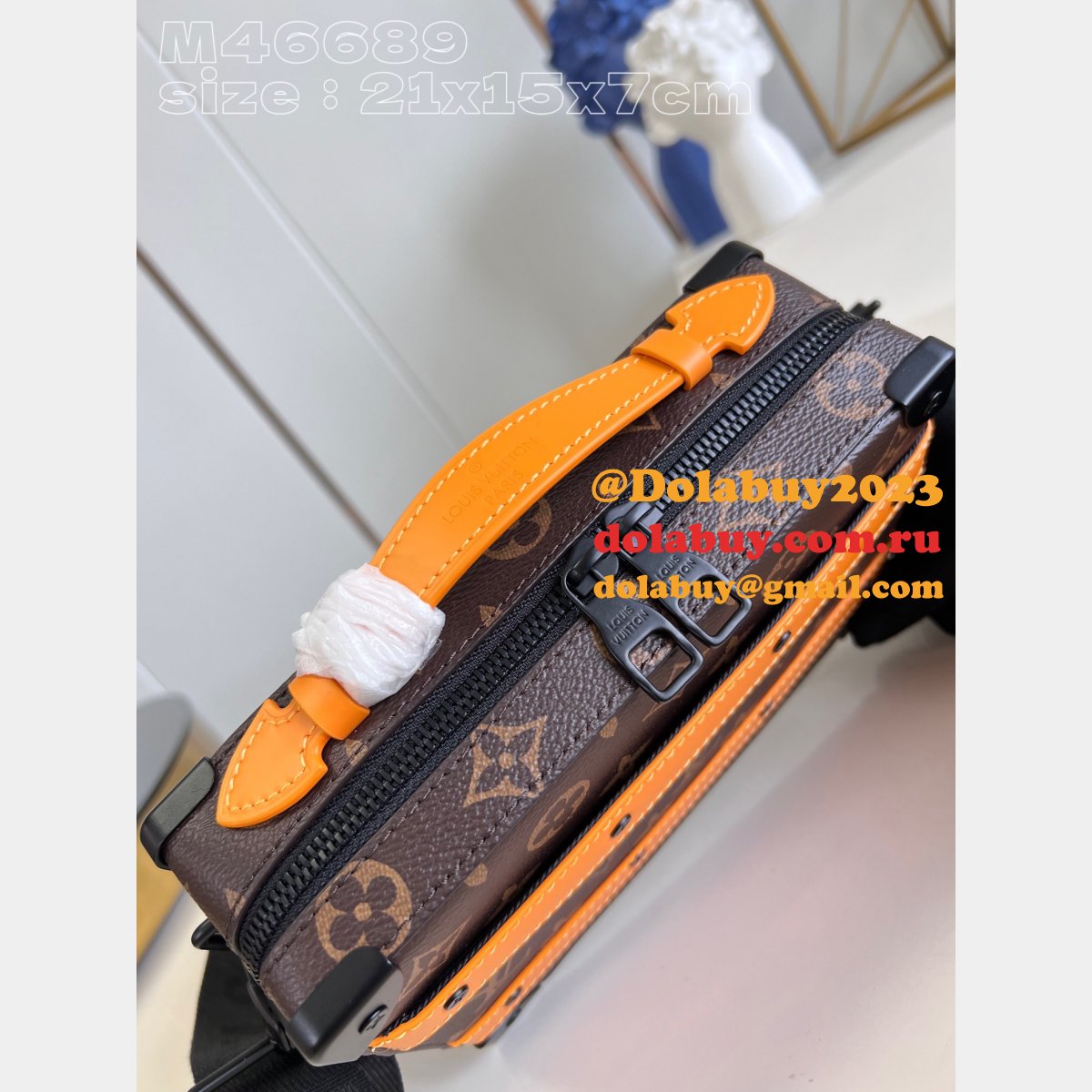 Best M46689 Handle Soft Trunk Louis Vuitton High Quality Fake Bag