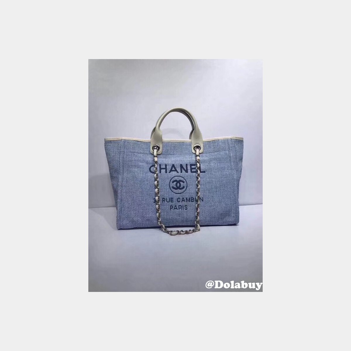Luxury CC deauville Terrycloth Beach dupe mesh Tote Bag