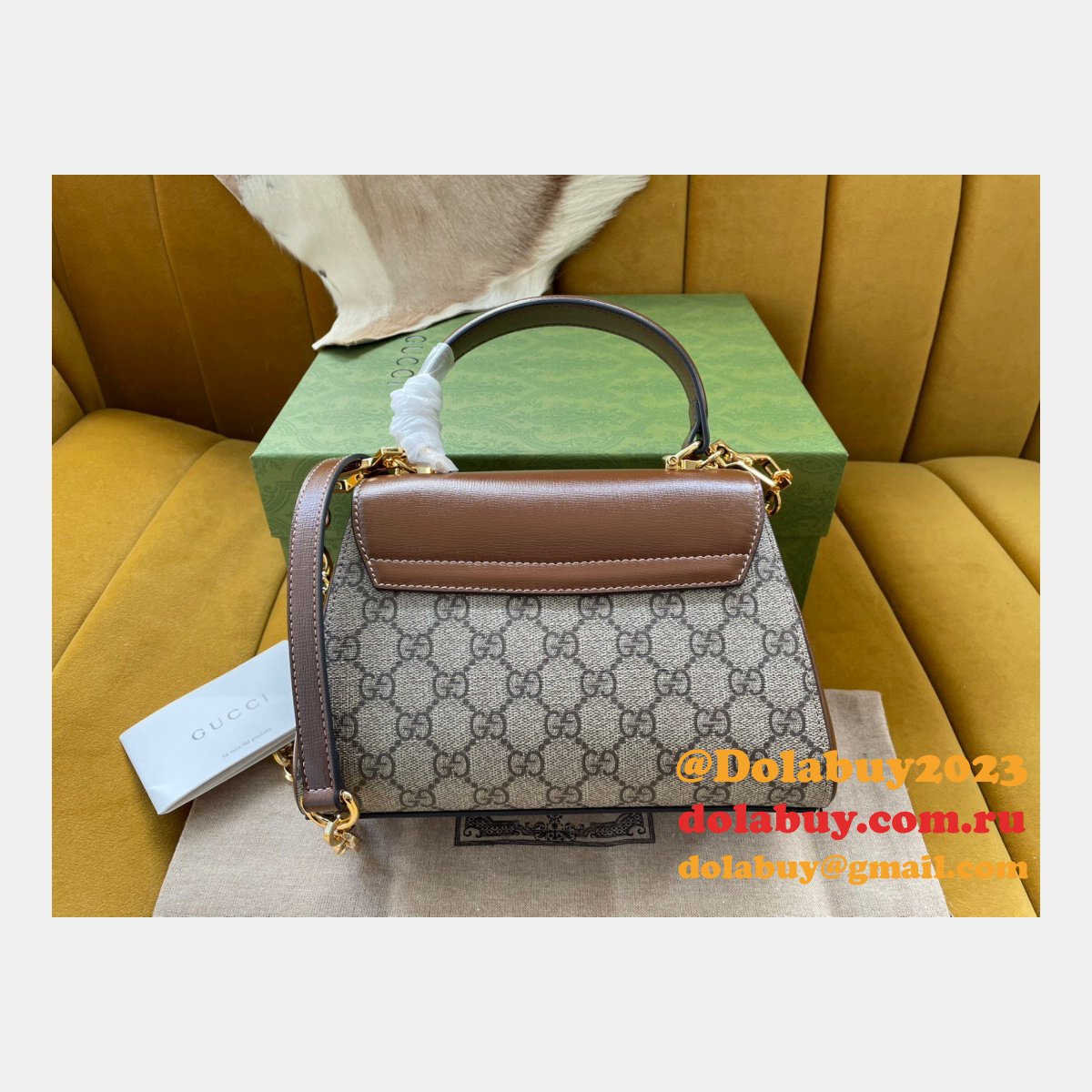 fake G*u*i horsebit 1955 top handle hot on sale 703848 bag