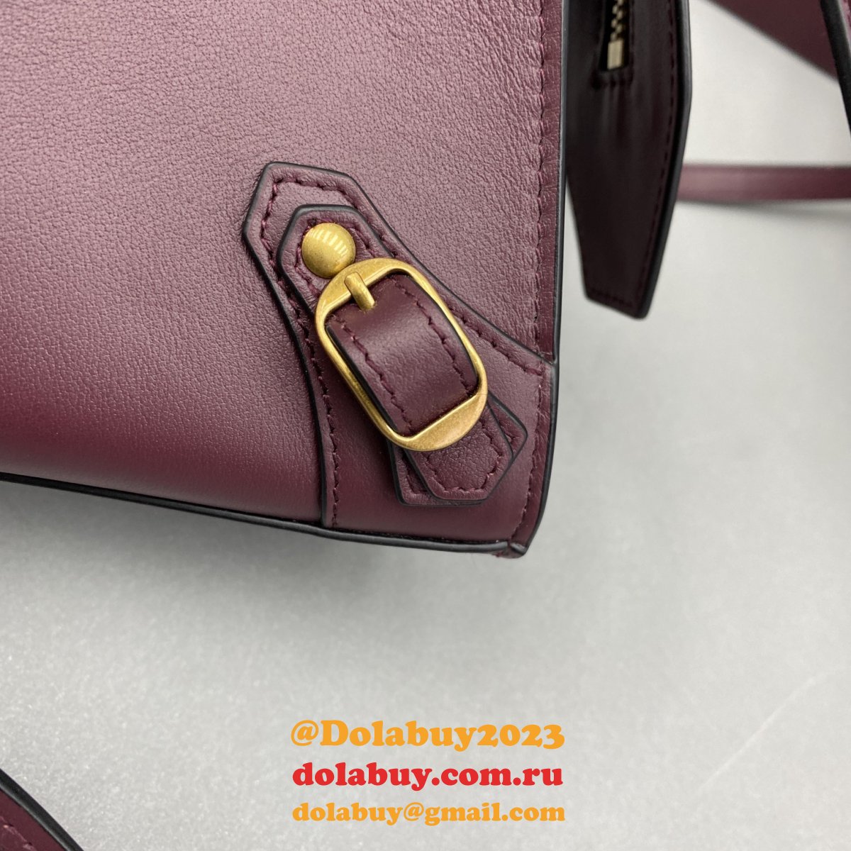 Replica balenciaga cuag plain weave wine red