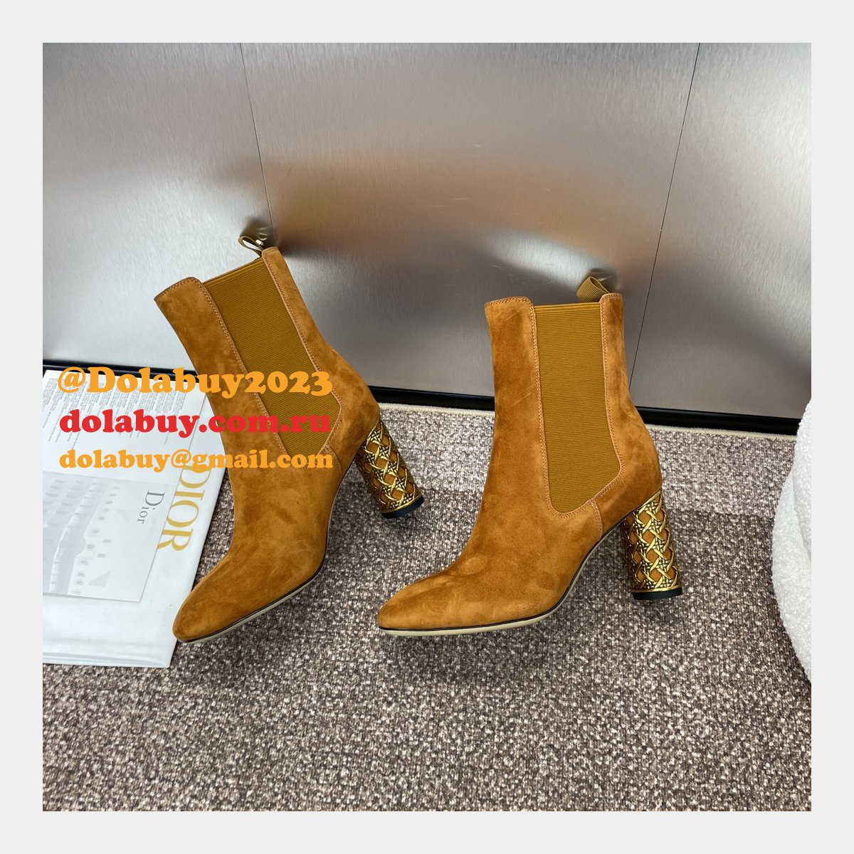 Top Quality Dior Icon Heeled Ankle Boot