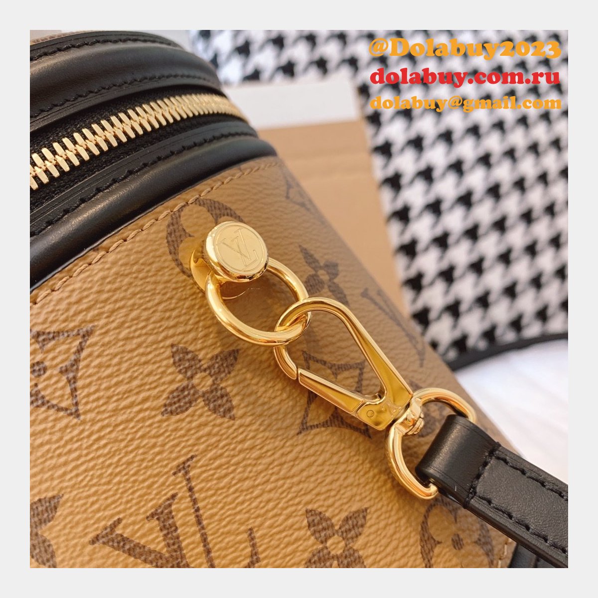 AAA+ Louis Vuitton Replica Cannes Epi Leather in Black