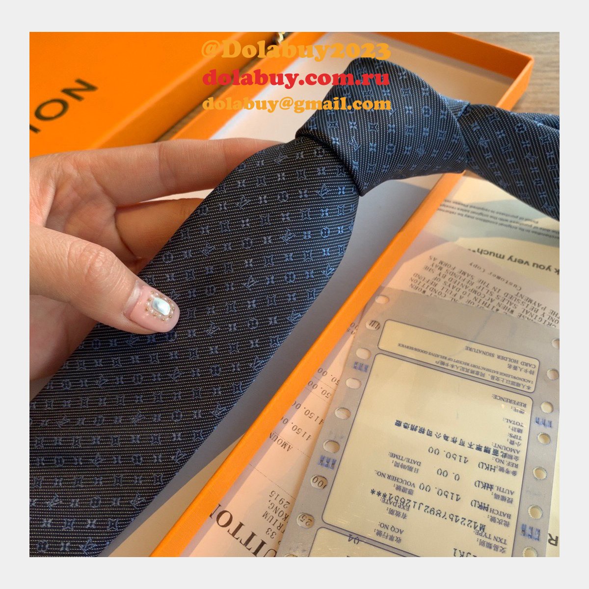 Louis Vuitton High Quality Small logo jacquard