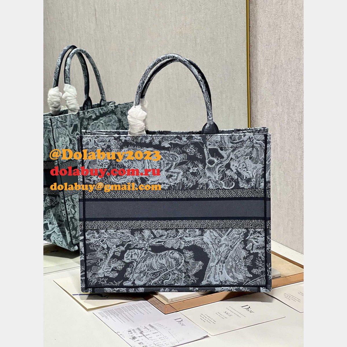 Book Tote Christian Dior Replica Wholesale 1286/1265 Bag