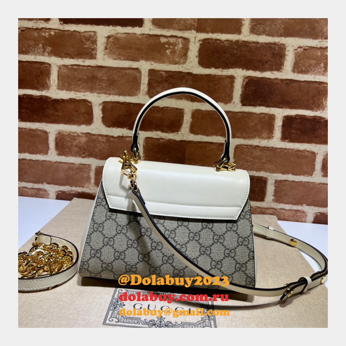 high quality replica G*u*i horsebit 1955 top handle 703848 bag