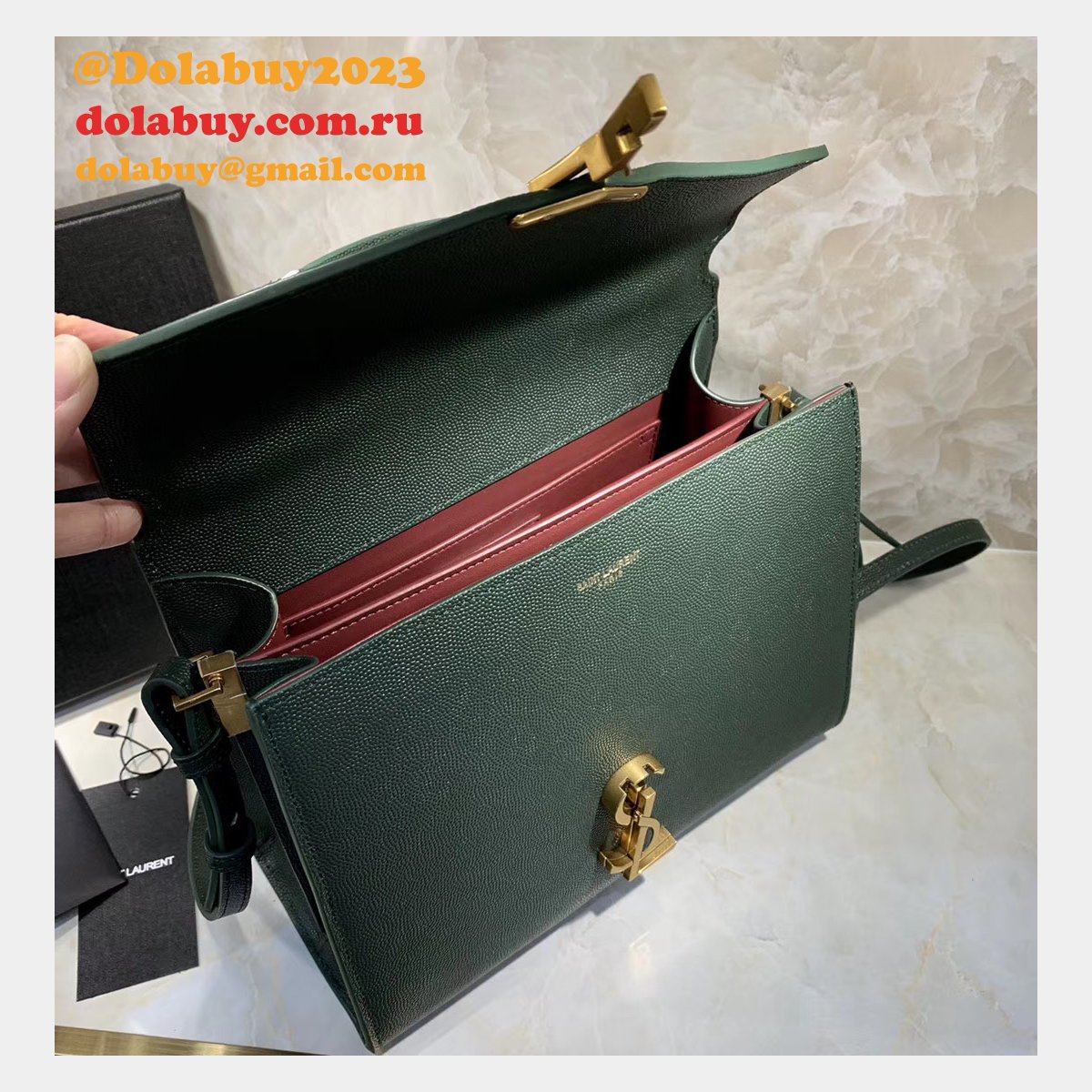 Luxury Replica Saint Laurent Cassandra Top-handle 578000 Bag