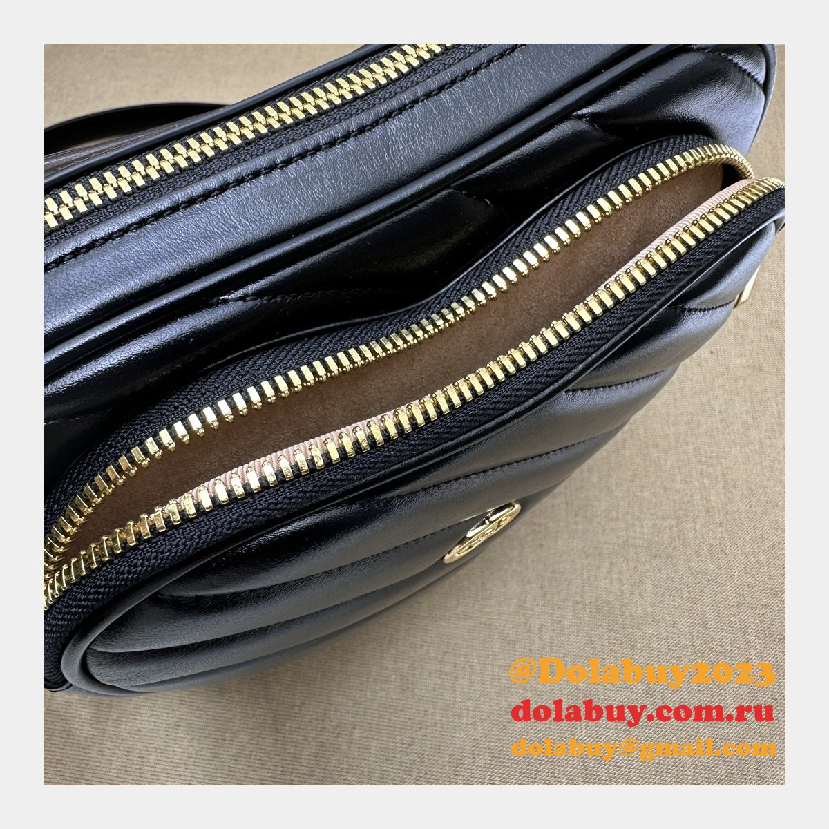 Top Quality GG MARMONT 751628 Heart matelasse BAG