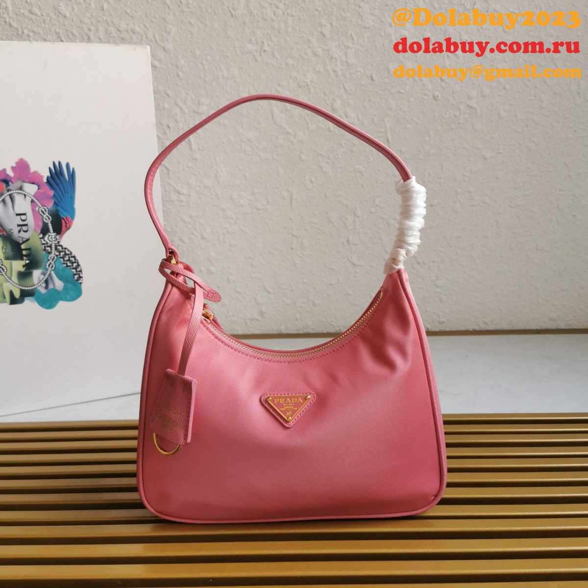 Shop High Quality Replica 1NE204 Prada Hobo Handbag