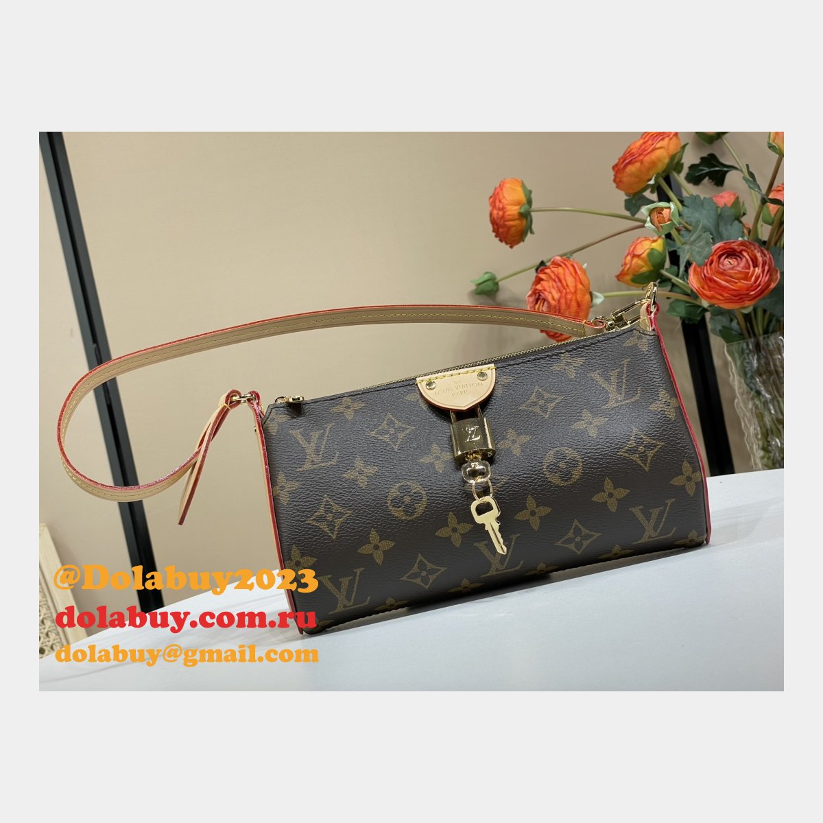 Goods Shop Louis Vuitton Replica Pochette Tirette Monogram M47123 Bag