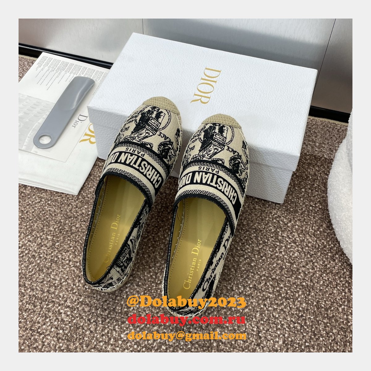 Wholesale Fashion Dior Granville Espadrille