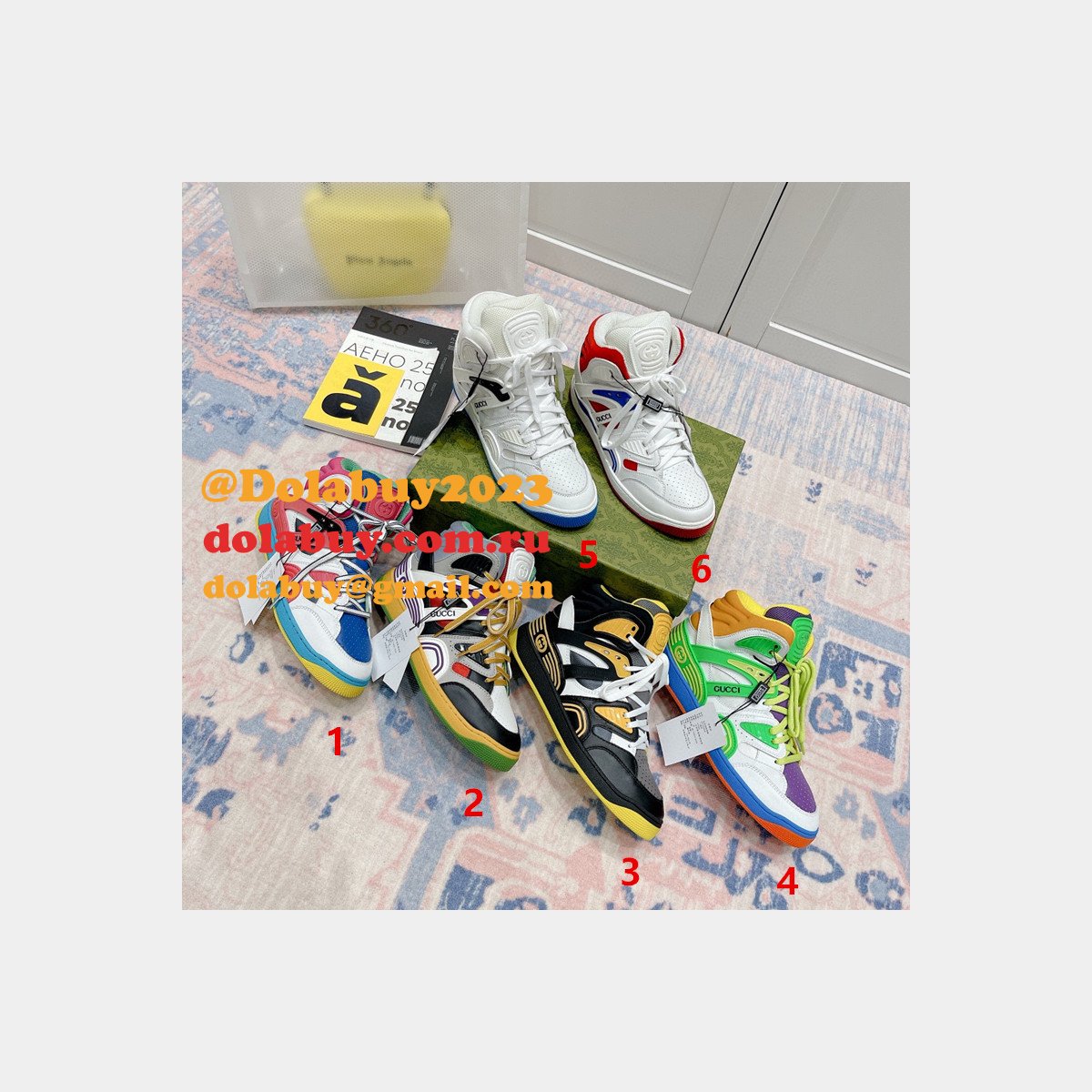 G*u*i men''s mac80 high top sneaker