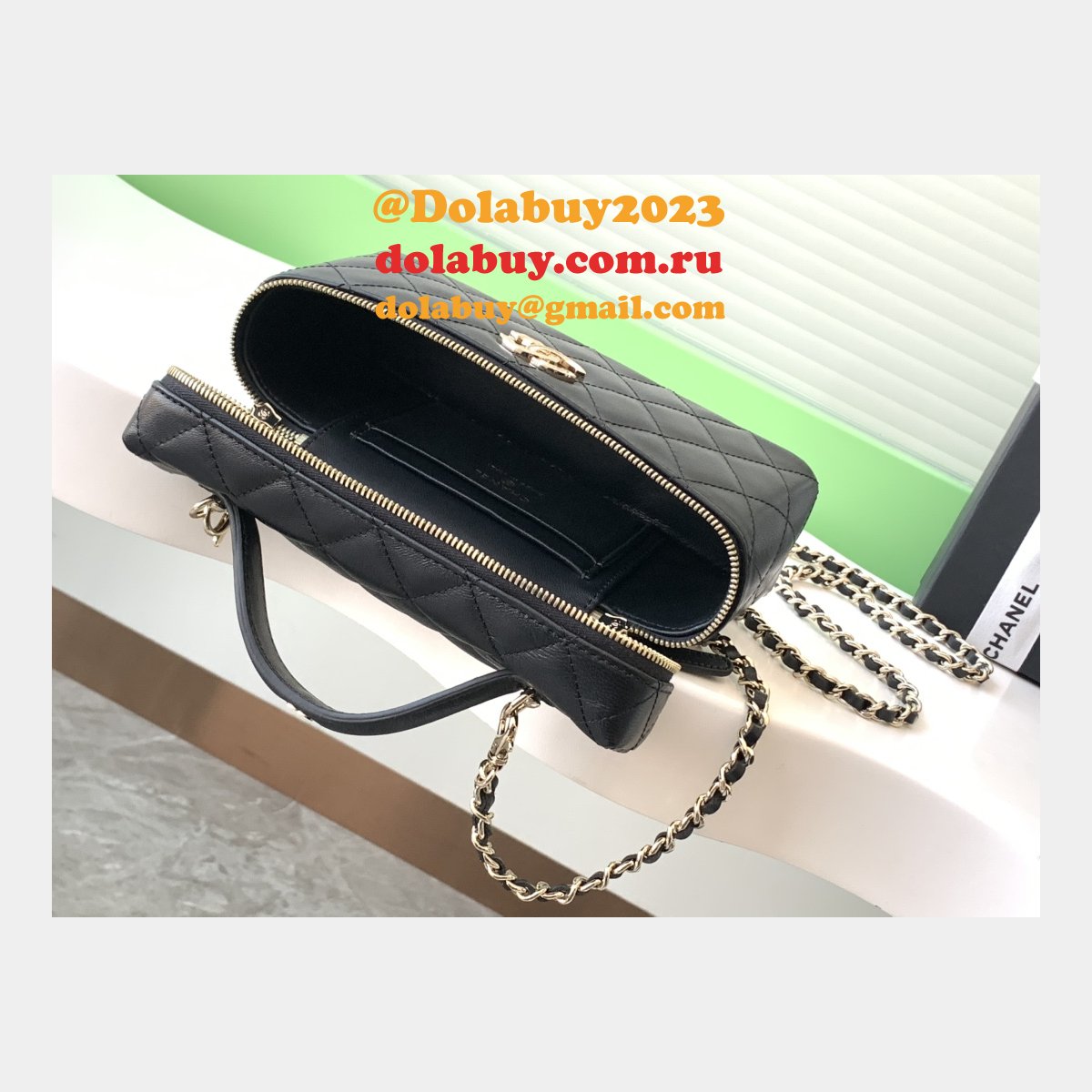 Fashion AP4407 Long Vanity With Chain Knockoff Bag