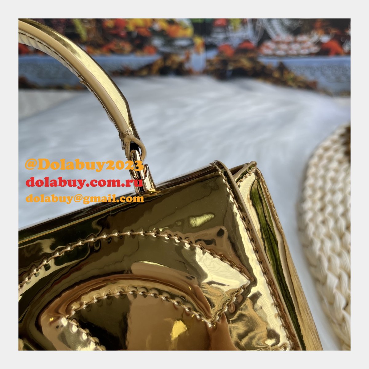 Buy Best 1:1 Replicas Dolce & Gabbana DG Logo 9112 Hand Bag