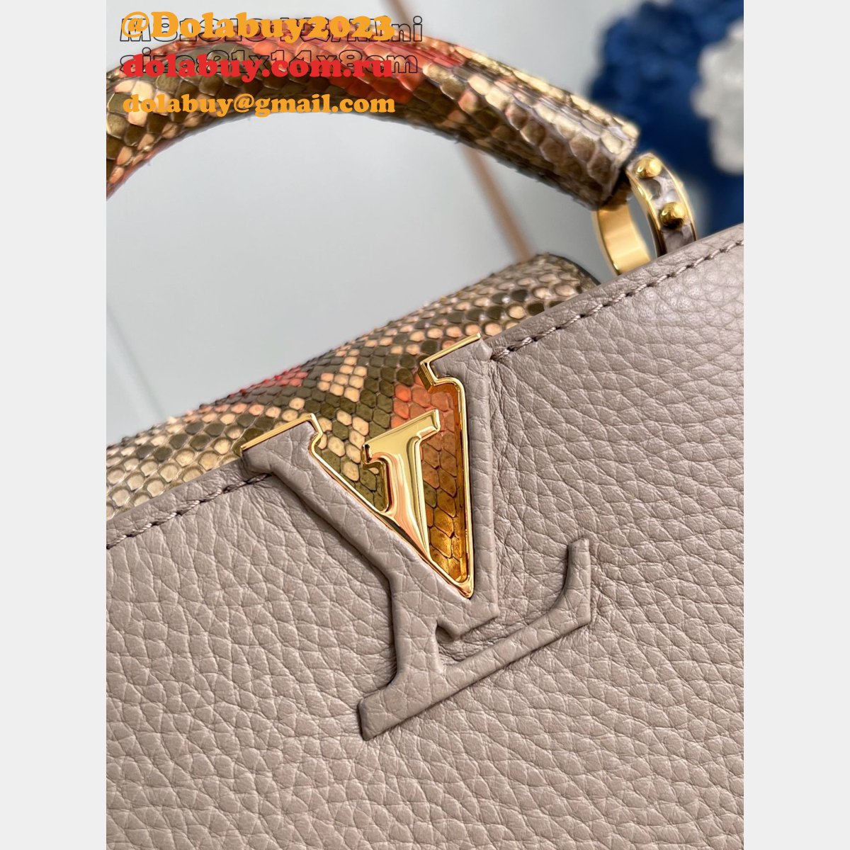 Louis Vuitton Capucines M81310 Designer Replica Bag