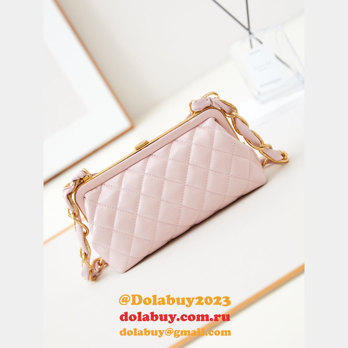 Luxury Designer AP4027 Replica Bow Frog Bag