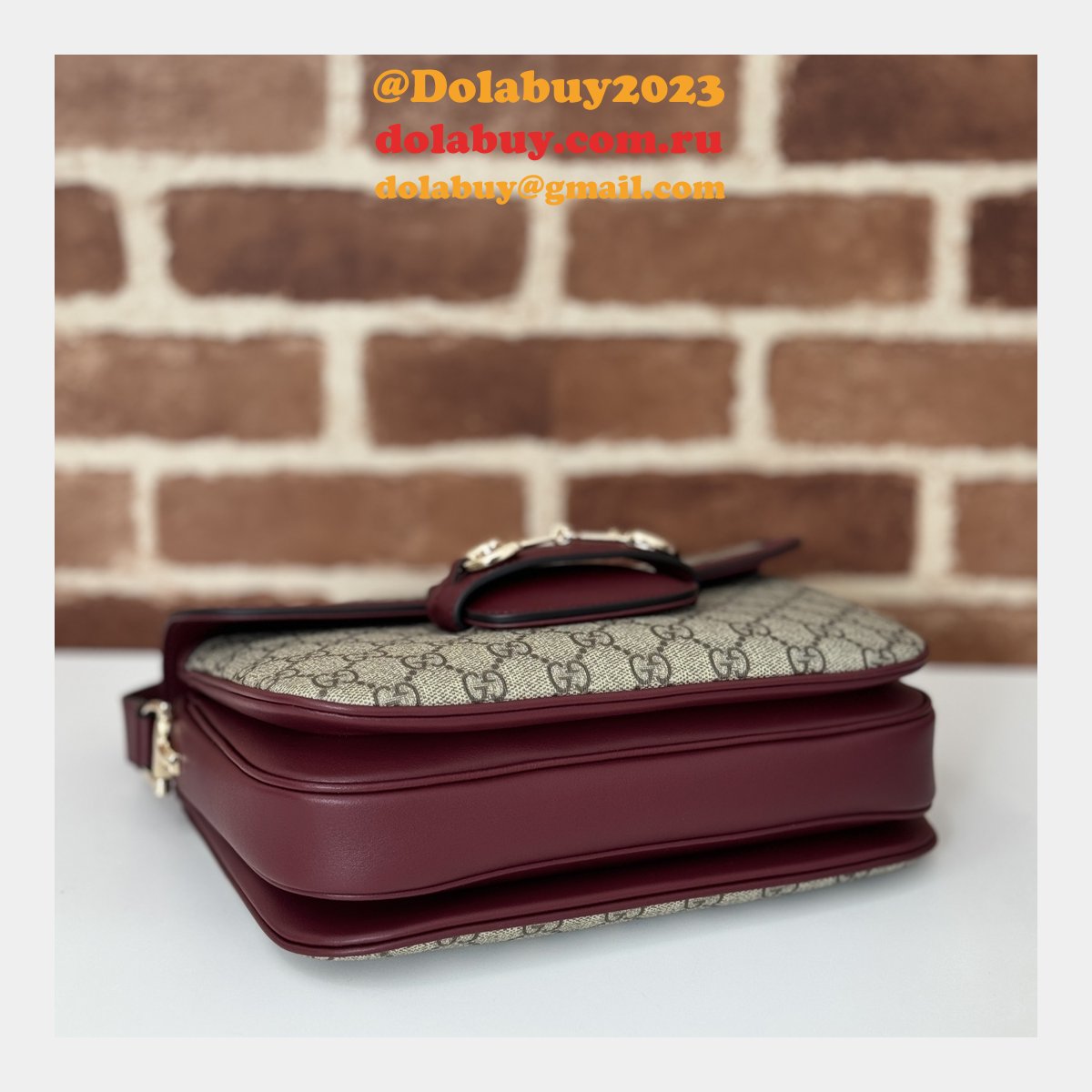 G*u*i horsebit 1955 shoulder chain 815178 replicas bag