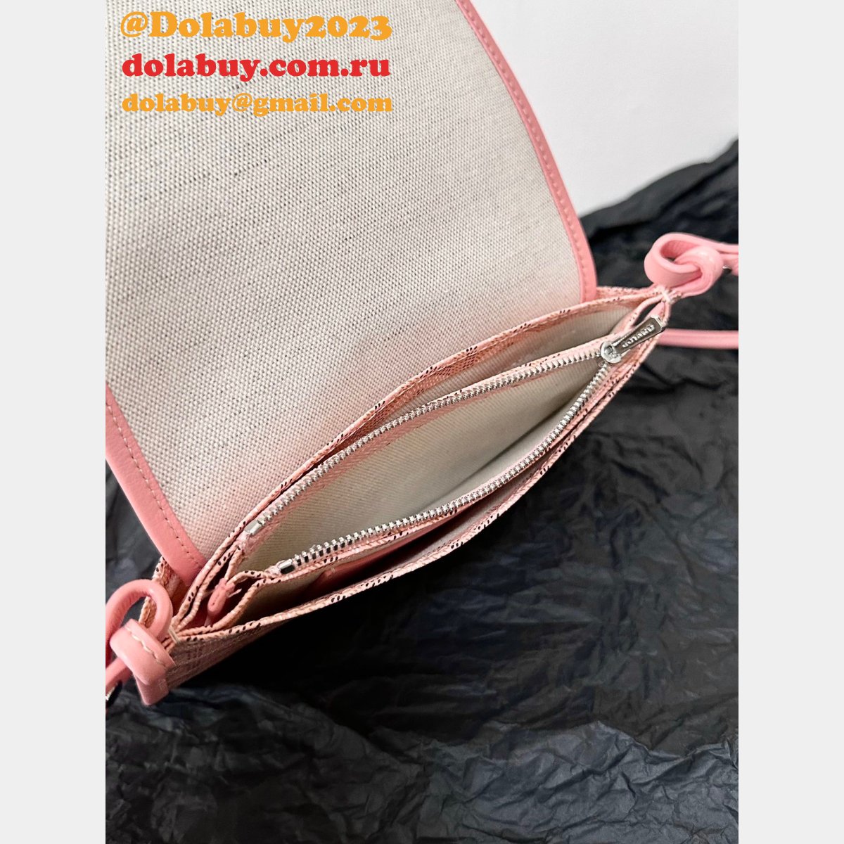 Goyard Wholesale Plumet Pocket Wallet Knockoff Pink Bag