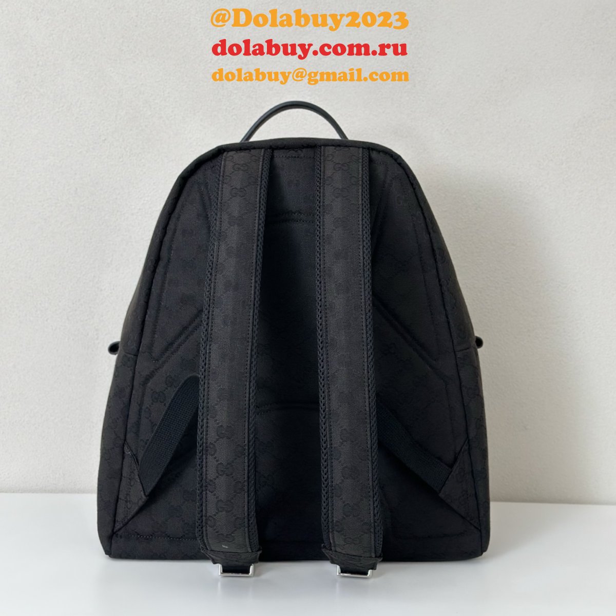 G*u*i medium gg backpack with web men 824624 replica bag