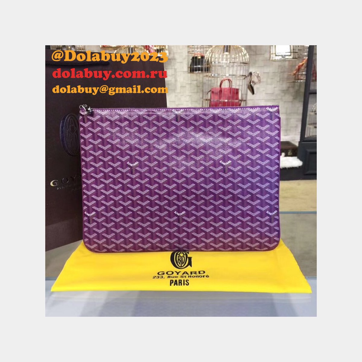 Top Quality Goyard Multi-Color Clutch AAA+ Bags