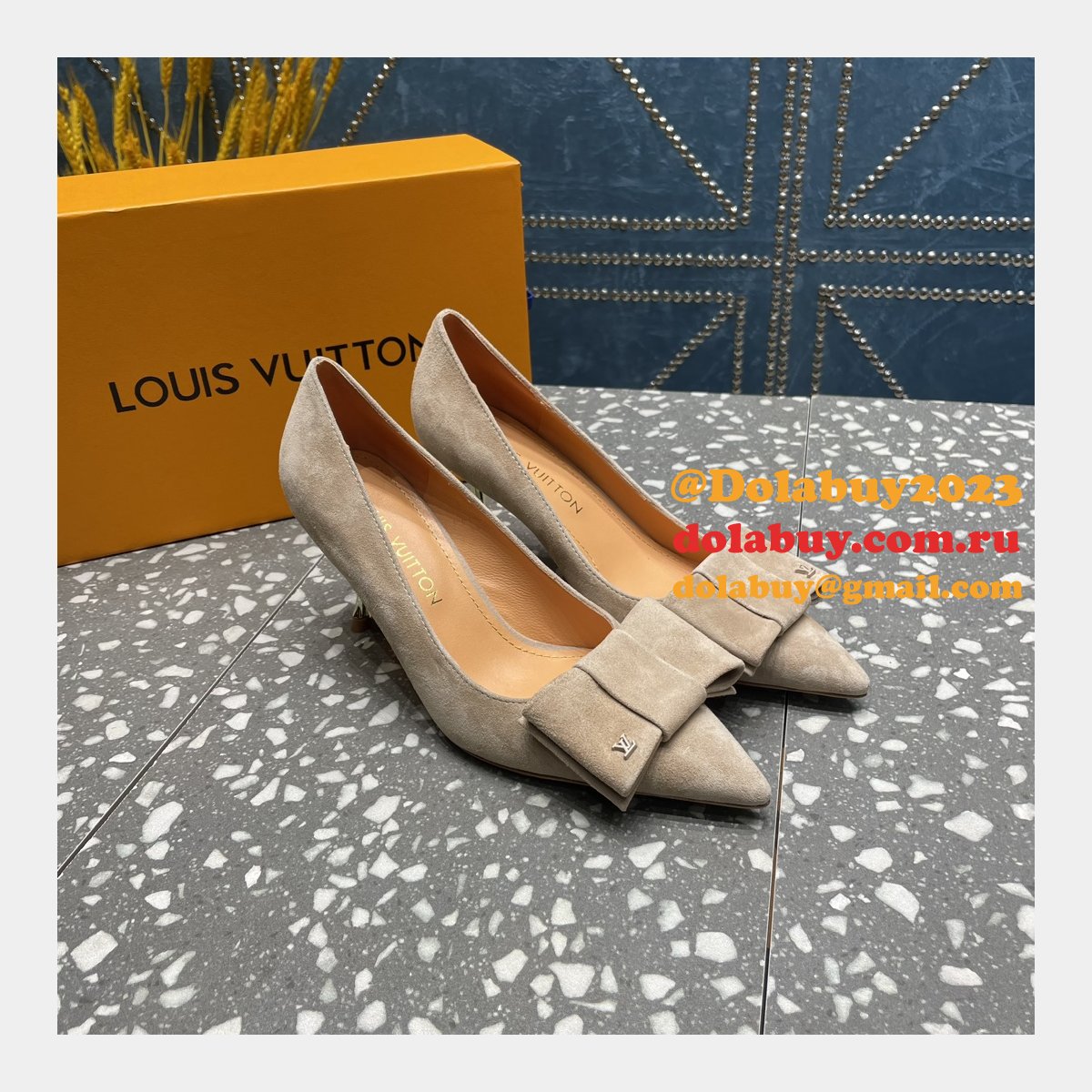 Fake LOUIS VUITTON Blossom Pump Fashion shoes