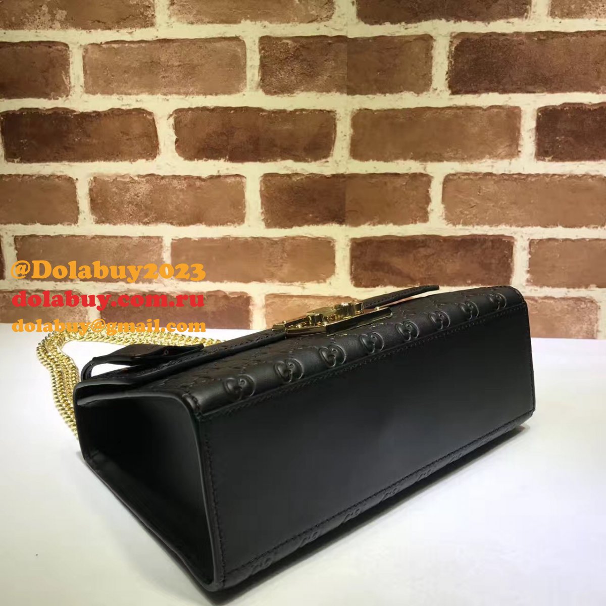 replica 7 star G*u*i padlock medium gg shoulder 409486 bag