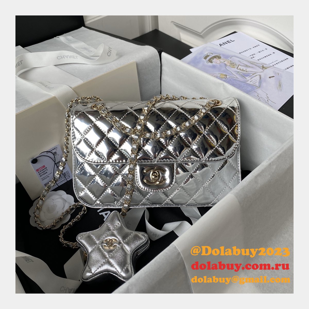 Designer Star Coin Purse AS4648/AS4647/AS4646 Flap Replica Bag