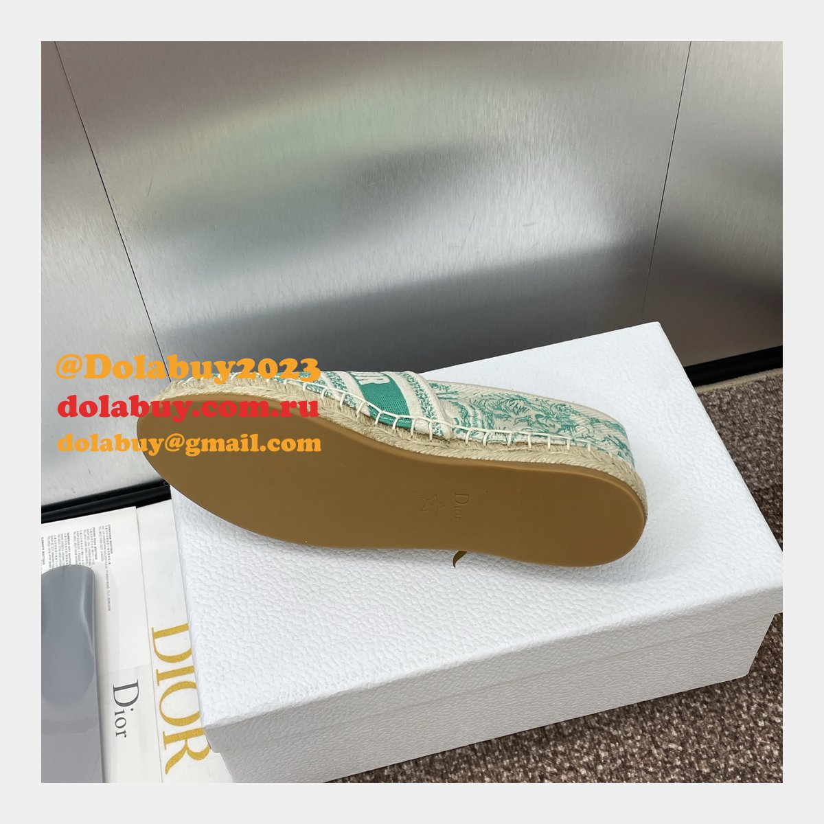 Wholesale Fashion Dior Granville Espadrille