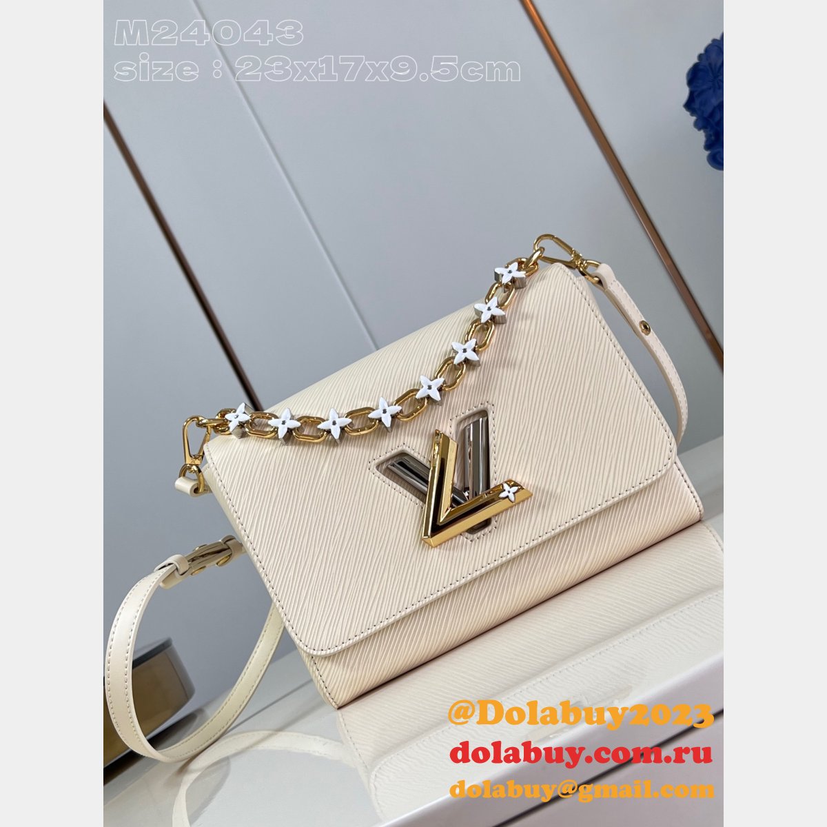 Designer Replicas Louis Vuitton 1:1 Mirror Twist M24043/M24044 Epi