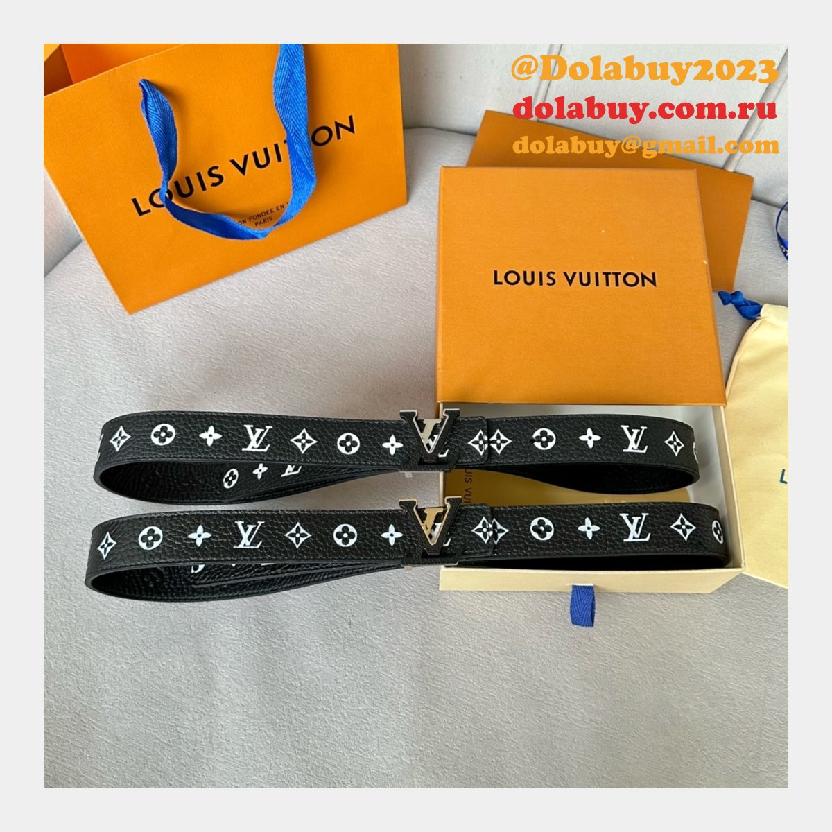 Duplicate LV Iconic 30mm Reversible Belt