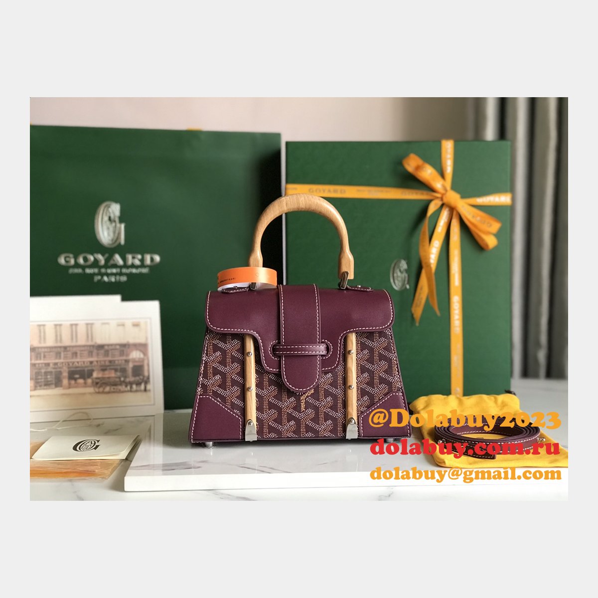 Goyard Best Quality Fake Saïgon 020192 Replica Bags Store