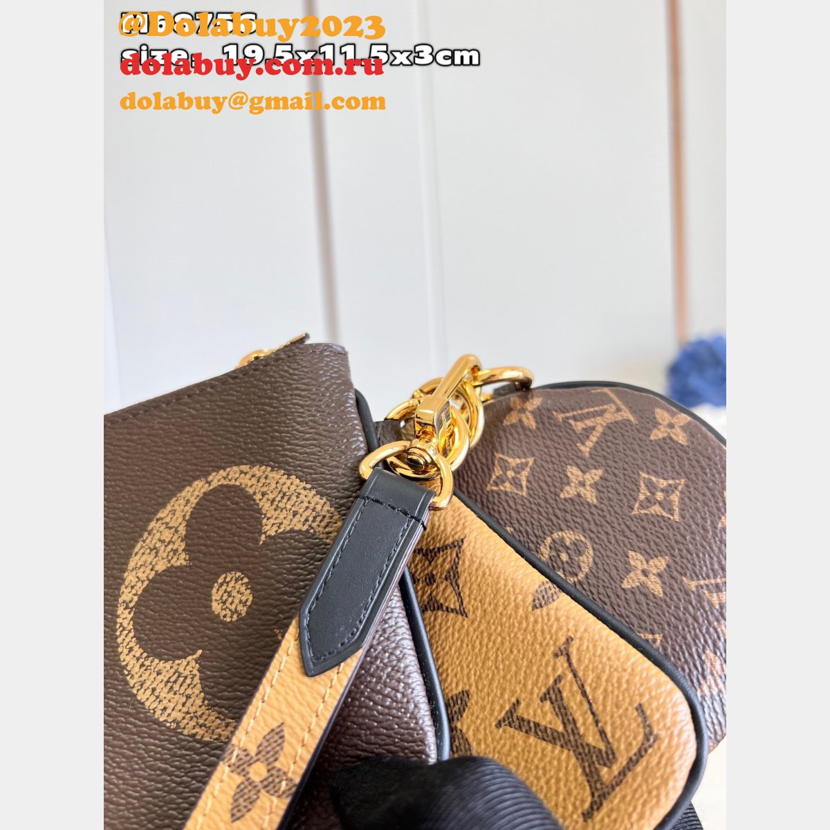 Trio Pouch Fake M68756 Monogram Canvas Louis Vuitton Bag