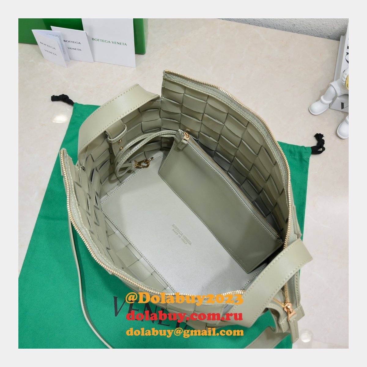 Designer Bottega Veneta 7466# High Quality Bowling Replica Bags