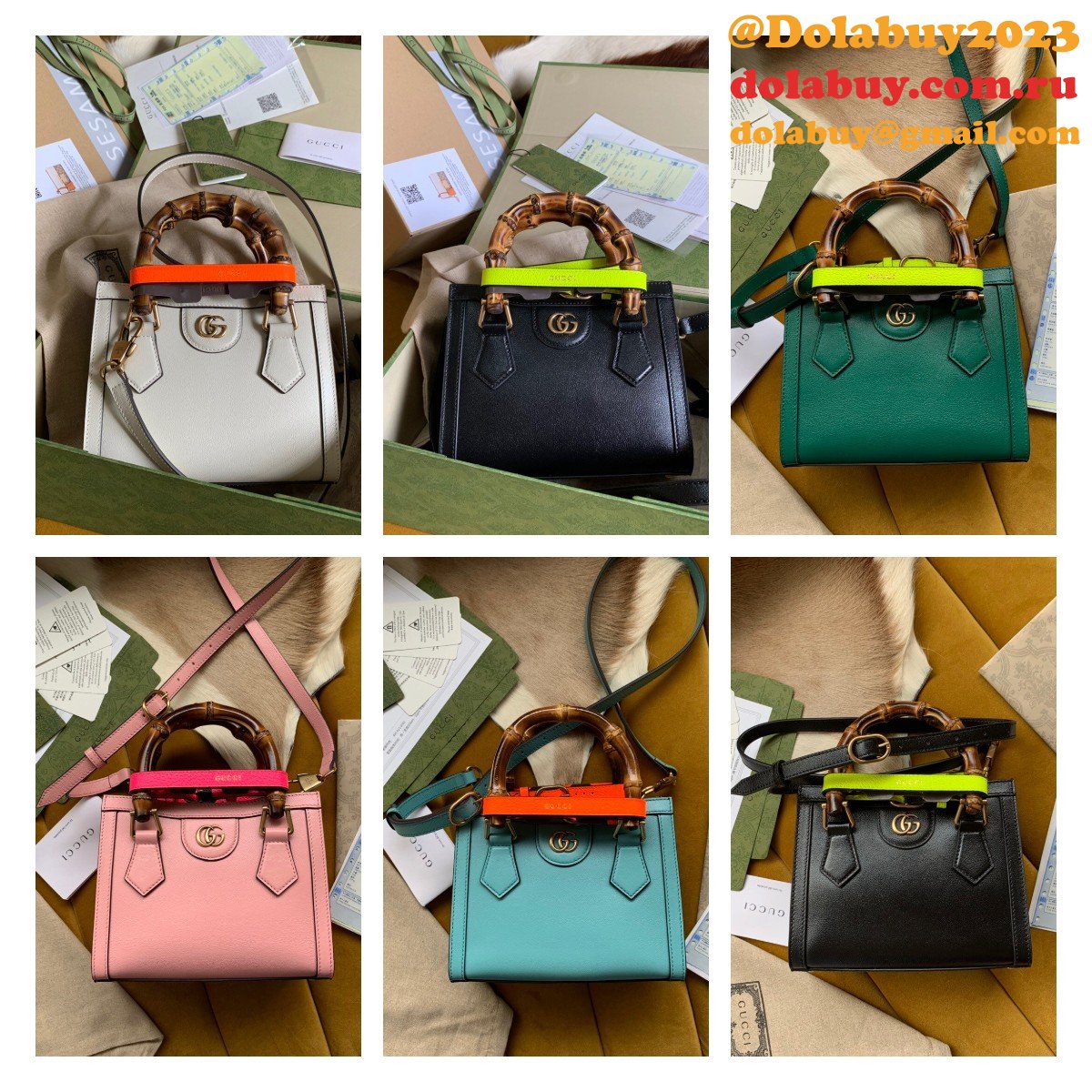 Top Quality Replica Gucci Diana Mini Tote 655661 Bag