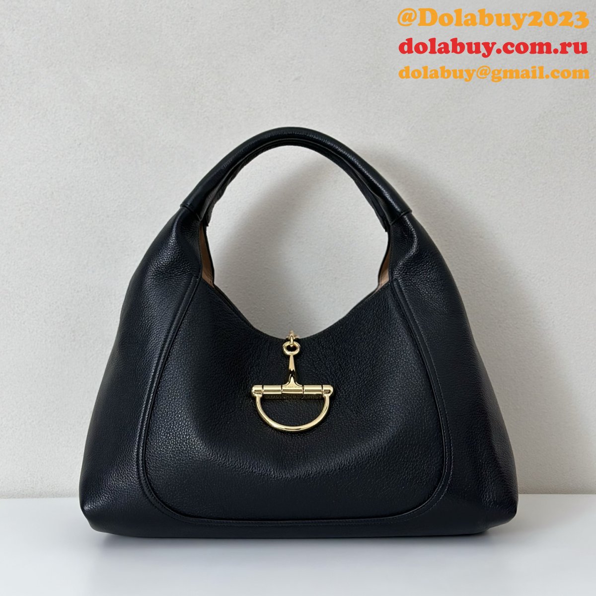 Gucci Softbit Maxi Shoulder Black 837466 Copy Bag