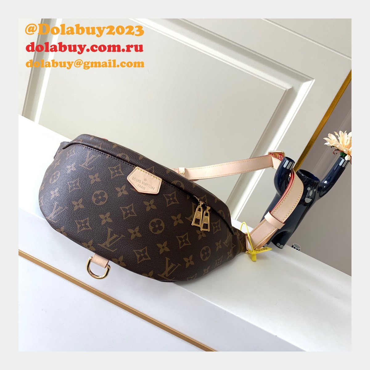 Louis Vuitton Replicas Bumbag Canvas Fanny Pack Belt M43644 Monogram Bag