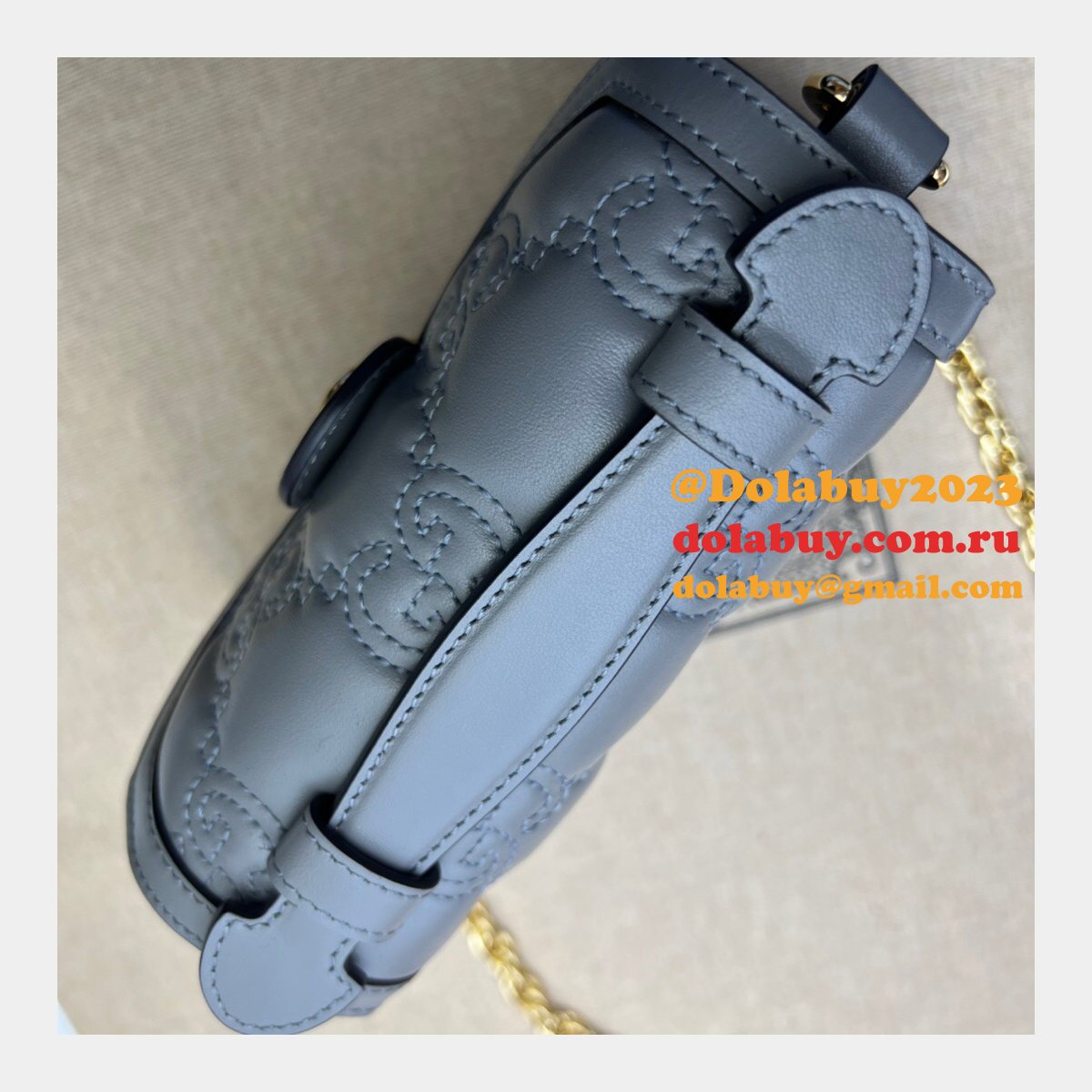 G*u*i fashion gg matelassé 724499 top handle replica bag